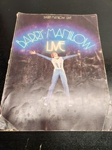 Barry Manilow Live Sheet Music Book Copyright 1977 - $8.38