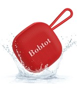 Bobtot Portable Bluetooth Speakers Wireless - Ipx7 Waterproof Shower, Red - $52.06 CAD