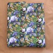2M ( 79*57 inch) Jungle Animals Amazing Fabric - £19.42 GBP