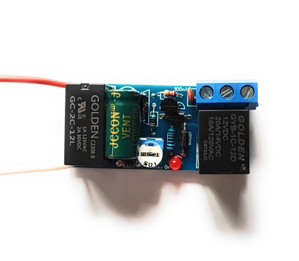 Universal on/off signal delay off car timer switch relay 1 to 750 s kit ... - $14.74