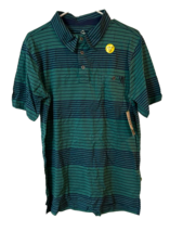 Alpine Design Men&#39;s Deep Jungle Stripe Short Sleeve Polo Shirt, Green, S... - $376.14 MXN