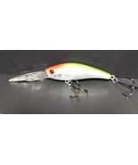 Deep Diving Crankbait Molded Color Silver Green Red Black Ultra Sharp 4&quot;... - $6.99