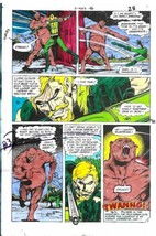 Original 1977 Green Arrow color guide art: World&#39;s Finest 245 Production artwork - £37.60 GBP
