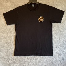 Santa Cruz T-Shirt Mens Medium Toxic Screaming Hand Skateboard Black - £11.62 GBP