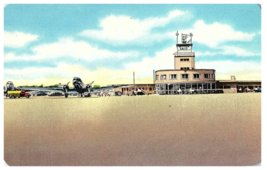 Lubbock Municipal Airport Lubbock Texas Airport Postcard - $9.89