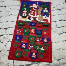 Vintage Advent Calander Christmas Wall Hanging By Prima Creations 28&quot; X 15&quot;  - £31.13 GBP