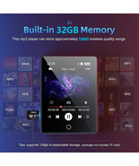 32GB 2.8 Inch Touch Screen Bluetooth 5.0 MP3 Player, HiFi Music Player with - $755.15 MXN