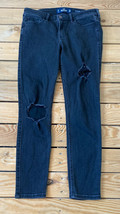 Hollister Women’s Low rise Super skinny crop jeans Size 7 Black J8 - £15.61 GBP