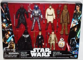 Star Wars Saga Action Figures 8 Pack with Darth Maul Hasbro Target Ex 20... - $58.04