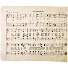 1881 Shepherdess Victorian Sheet Music Ohio State Grange Agriculture 1st... - $19.99