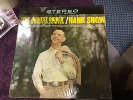 Hank Snow LP &quot;The Highest Bidder&quot; and Other Favorites B2 - £3.73 GBP
