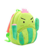 Anykidz 3D Green Cactus  Kids School Backpack Cute Cartoon Animal Style ... - £32.78 GBP