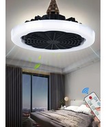 1pc Ceiling Fan With Light, Modern 18inch Remote Control Enclosed Low Pr... - £17.61 GBP