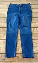 old navy NWT women’s extra high Rise Rockstar Super skinny jeans size 10 Blue J1 - £13.95 GBP