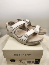 Eileen 3-Strap Rockport, Size 7M, Color: White - £17.52 GBP