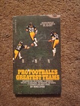 Pro Football&#39;s Greatest Teams By Mike Dyer 1979 Vintage VTG Paperback No... - £13.97 GBP