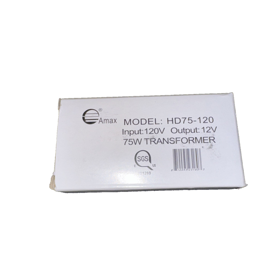 75W Electronic Low Voltage Halogen Transformer HD75-120 - $7.16
