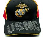 National Cap US Marine Corps Hat Officially Licensed Embroidered Adjusta... - £14.55 GBP