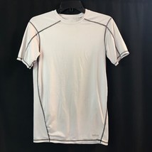Tek Gear Performance Boys White Short Sleeve Fitted Athletic Shirt Sz S Small - £11.75 GBP