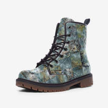 Green Marble Casual Faux Leather Lightweight Boots - £66.64 GBP