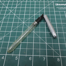 Vintage Sheaffer&#39;s Student Fountain Pen Clear Body Chrome Cap 304 Nib - $22.28