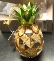 Hallmark Signature Collection Christmas Ornament 2016 Pineapple Metal Reflective - £15.97 GBP