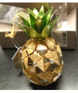 Hallmark Signature Collection Christmas Ornament 2016 Pineapple Metal Re... - £15.73 GBP