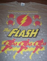 Dc Comics The Flash Justice League Christmas T-Shirt Mens Medium New - $19.80