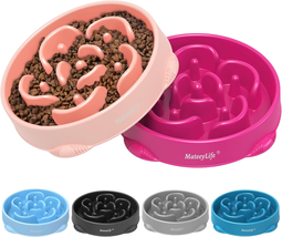 Large Slow Feeder Dog Bowls 2PCS, Anti-Choking Puzzle Dog Food Bowls, Non Slip I - $26.78