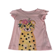 Carter’s Girls Size 9M Leopard T Shirt with Split Sleeves - £4.66 GBP