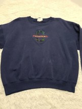 VTG Scotch Tartan Lee Crewneck 2XL Sweatshirt Made USA Embroidered Distr... - $9.83