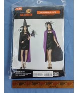 Halloween cape reversible Black Purple Vampire Hocus Pocus Dracula witch - €8,64 EUR