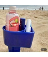 1PC Beach Cup Holder Multifunctional Sand Cup Holder For Beverage &amp; Phone - $13.70 CAD