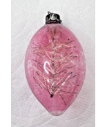 Vintage Unsilvered Glass Tinsel Stick Soft Pink DROP Christmas Ornament ... - $61.25 CAD