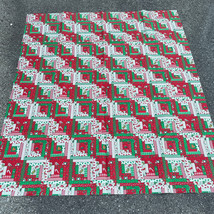 Concord Fabrics Christmas Square Quilt Print One Yard Made USA 36&quot;x44&quot; - £7.58 GBP