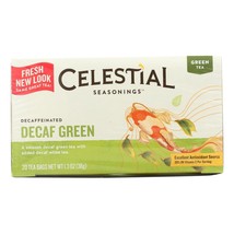 Celestial Seasonings Green Tea Caffeine Free - 20 Tea Bags - Case Of 6(D0102H5KG - £28.75 GBP