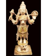 Kohlapur Mahalaxmi Idol / Ambabai Murti in Pure Solid Copper - $156.20 CAD