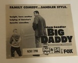 Big Daddy Tv Guide Print Ad Adam Sandler TPA12 - £4.66 GBP