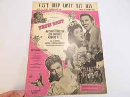 Vintage Sheet Music 1927 Can&#39;t Help Lovin&#39; Dat Man From Showboat Ava Gardner - £7.03 GBP