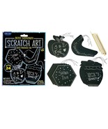 Rosh Hashanah Scratch Art Set of 24 - Perfect Jewish New Year Gift for K... - $221.26 MXN