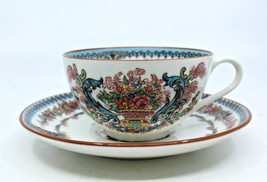 Rorstrand Gorgeous Handpainted Coffee Tea Cup and Saucer Set Sweden Vint... - £80.53 GBP