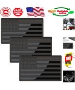 Weatherproof Embossed American Flag Decals - 3 Pack for Cars &amp; Bikes (5&quot;... - $455.80 MXN
