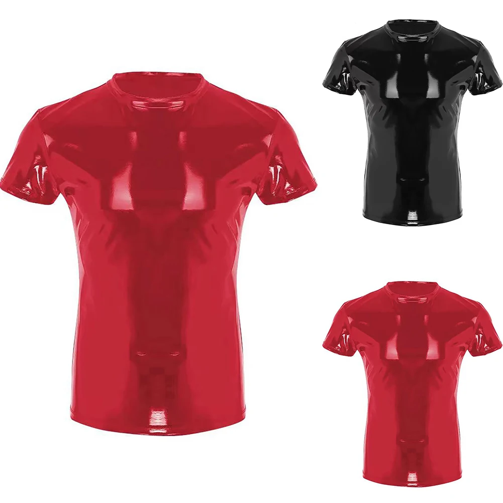 Comfortable Men Tops Men Top T-Shirt Short Sleeve Solid Skin Shirts - $45.00