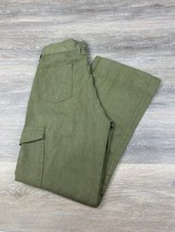 Vintage Boy Scouts Of America Pants Size Tag Missing (27 X 27) Green Cargo - £14.71 GBP