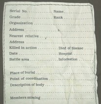 US Military Medical Corps Patients/Deceased Personal Effects bag unissue... - $25.00