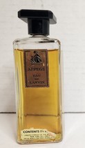 Vintage Arpege Eau De Lanvin Perfume Cologne Bottle 1 1/2 Oz Bottle - $18.37
