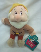 Applause Disney Snow White &amp; The Seven Dwarfs Sneezy Dwarf 6&quot; Bean Bag Toy - £12.84 GBP