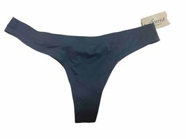 Soma Enbliss Soft Stretch  Calm Blue Thong Panty  S - $14.84