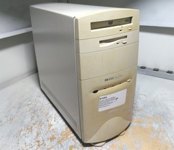 HP Pavilion 7320 Vintage Tower PC Intel Pentium MMX 166MHZ 32MB 0HD  - £79.03 GBP