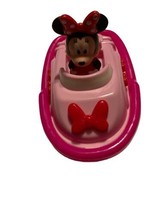 Disney Junior Minnie  Mouse Boat Clubhouse Bath Toy 5” - £7.08 GBP